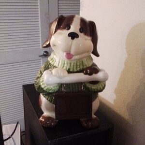 Dog cookie jar